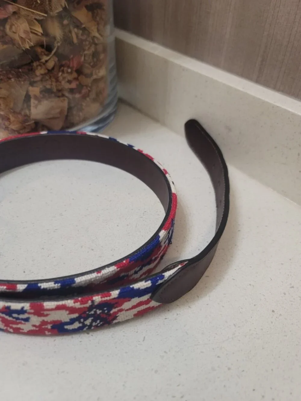 Needle Golf belt “1898 Golf Club” Size 34 Muticolor